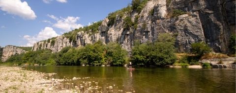 Location de paddle au camping les Blaches en Ardeche